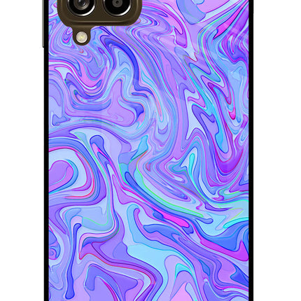 Glitter Samsung M53 5G Glass Case Back Cover by Casekaro