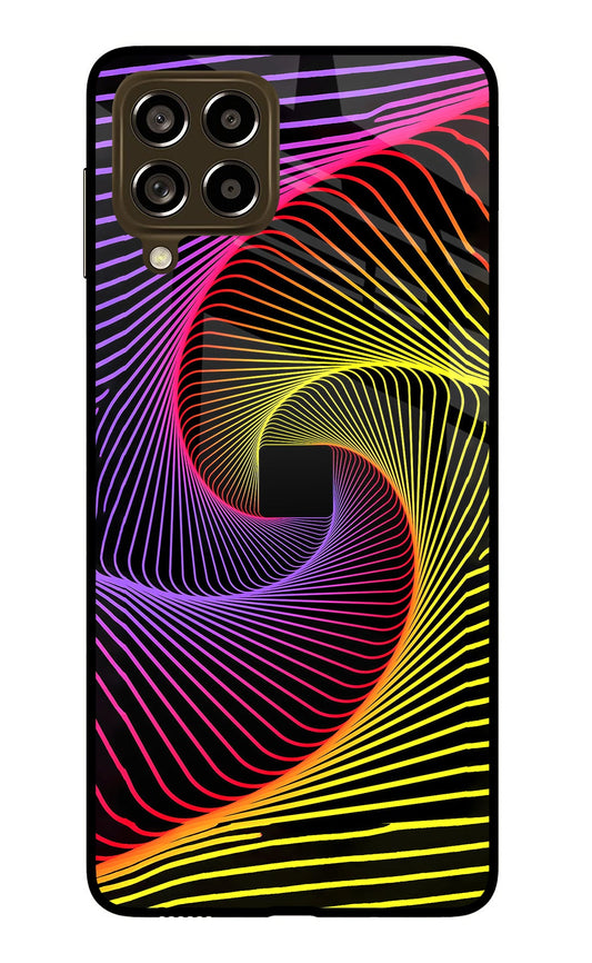 Colorful Strings Samsung M53 5G Glass Case
