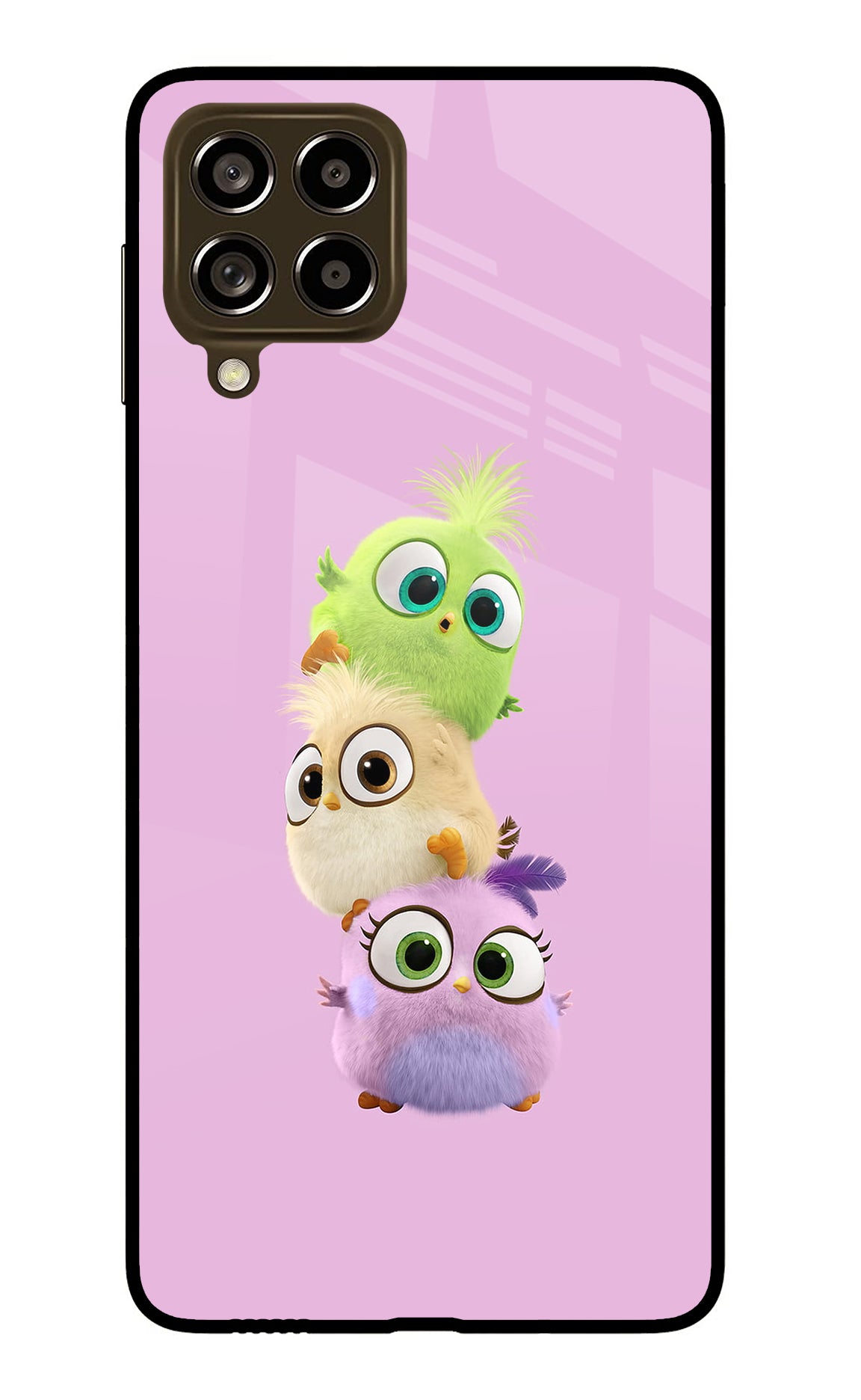 Cute Little Birds Samsung M53 5G Glass Case