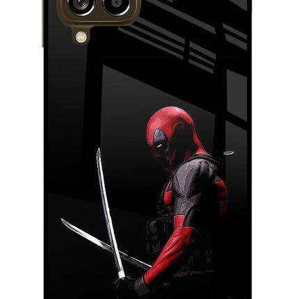 Deadpool Samsung M53 5G Glass Case Back Cover by Casekaro