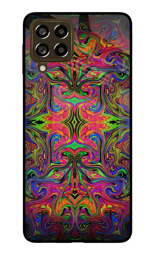 Psychedelic Art Samsung M53 5G Glass Case