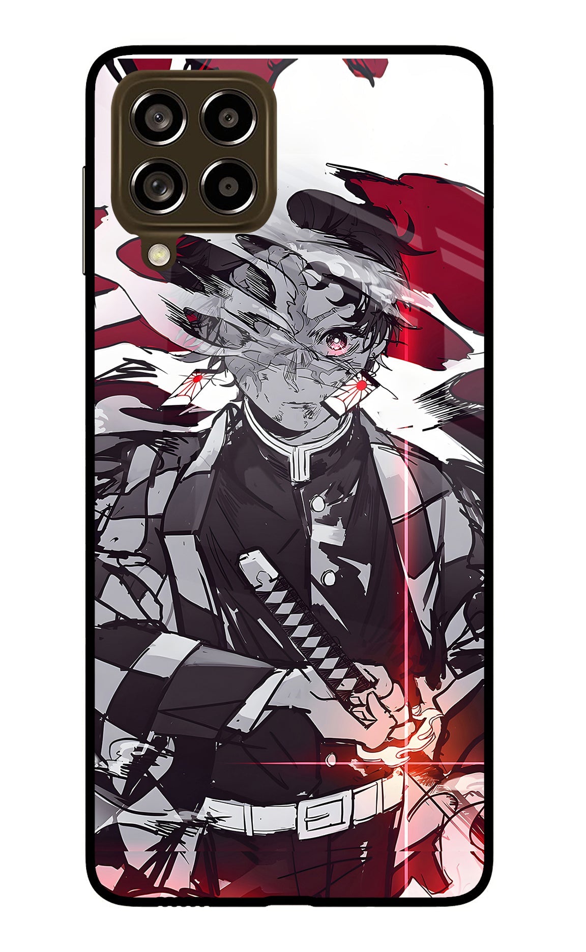 Demon Slayer Samsung M53 5G Glass Case