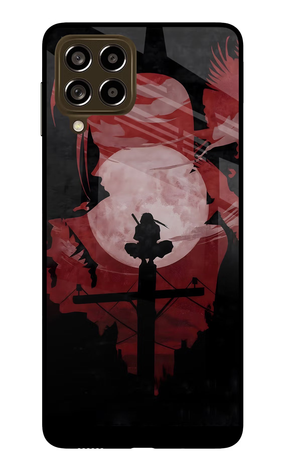 Naruto Anime Samsung M53 5G Glass Case Back Cover by Casekaro