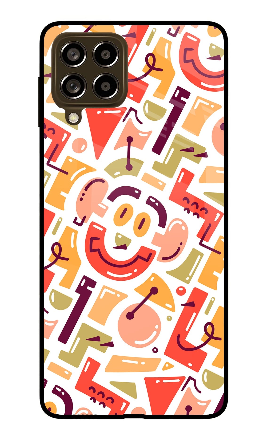 Doodle Pattern Samsung M53 5G Back Cover