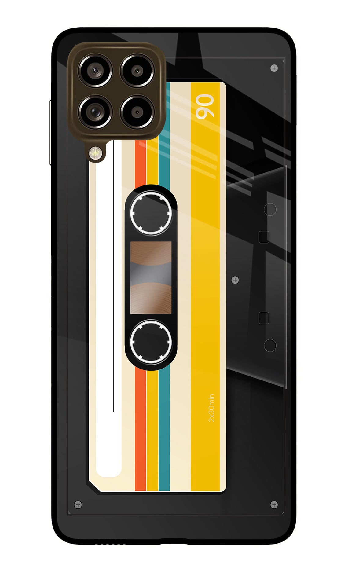 Tape Cassette Samsung M53 5G Glass Case