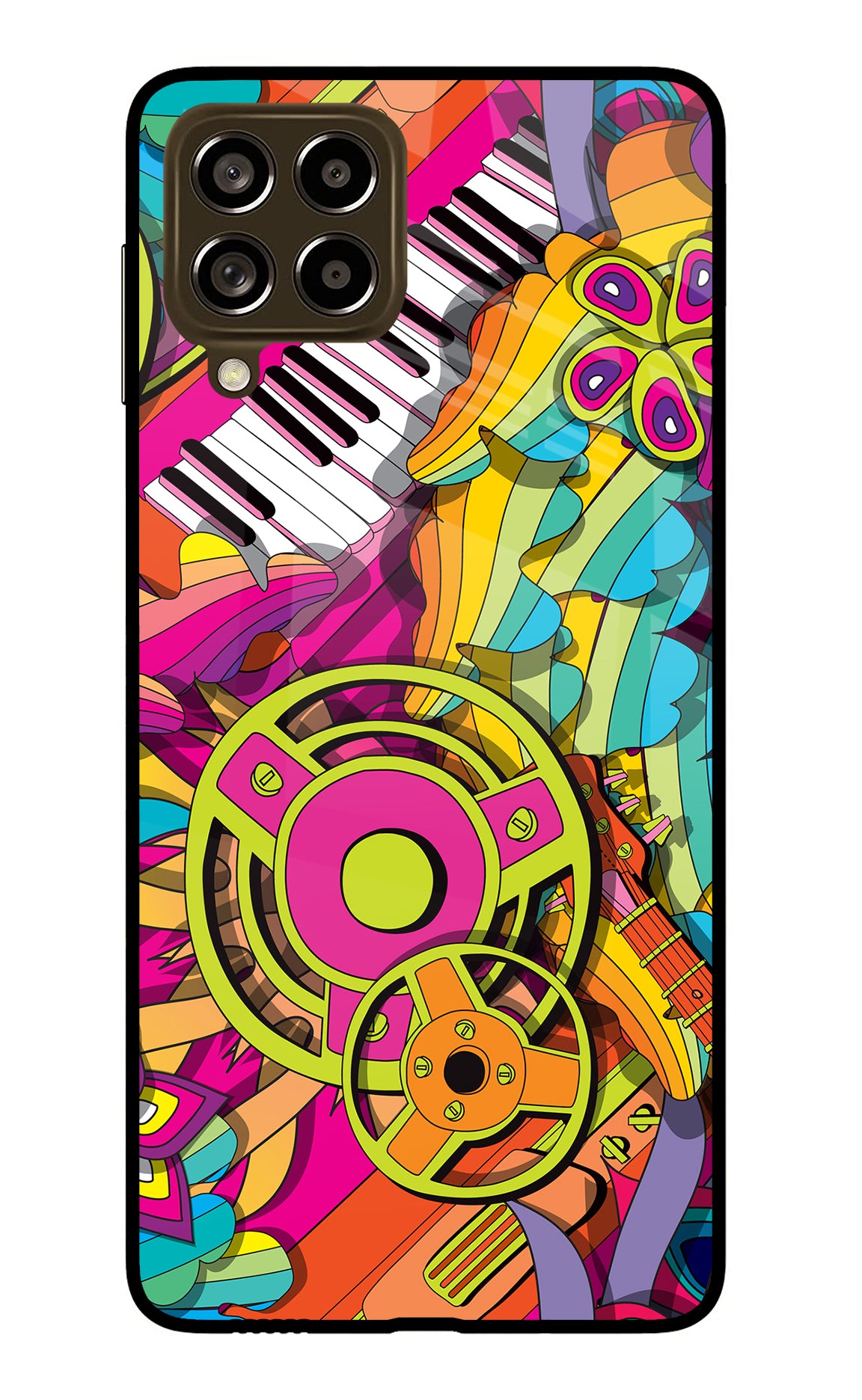 Music Doodle Samsung M53 5G Back Cover