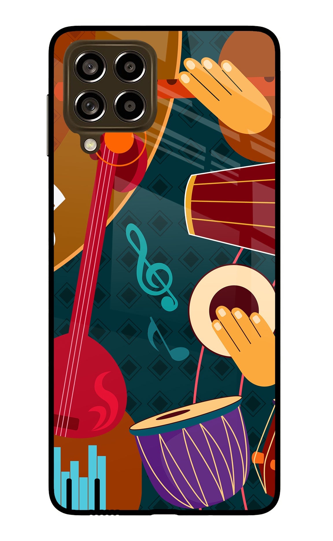 Music Instrument Samsung M53 5G Back Cover