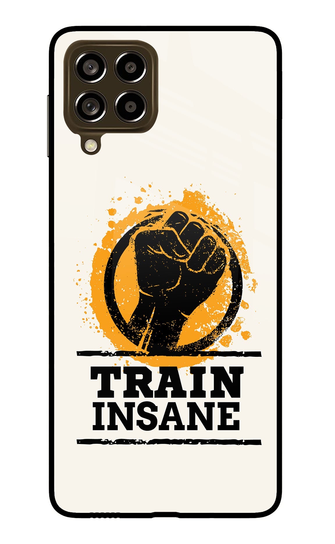 Train Insane Samsung M53 5G Glass Case