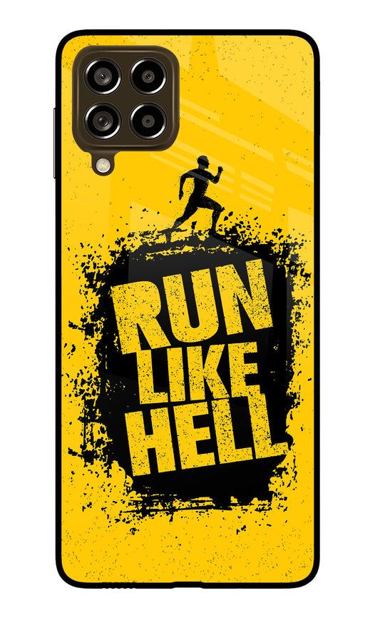 Run Like Hell Samsung M53 5G Glass Case