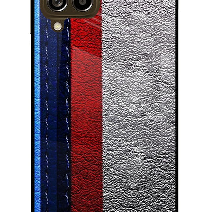 BMW Stripes Samsung M53 5G Glass Case