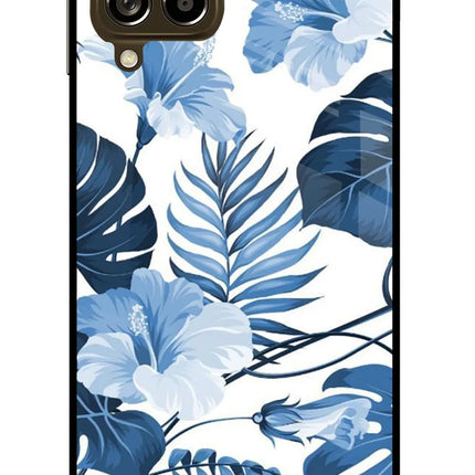 Fabric Art Samsung M53 5G Glass Case