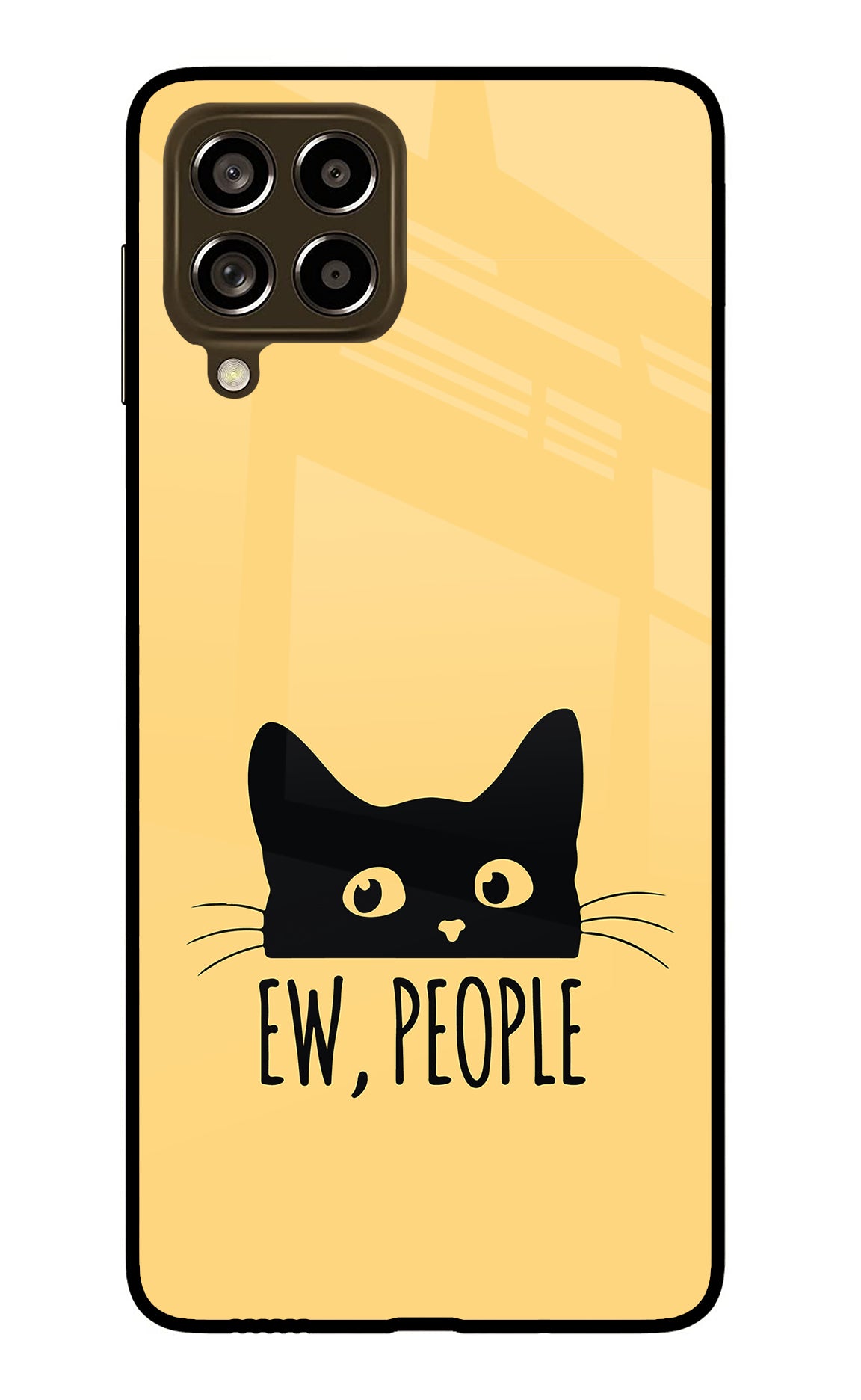 Ew People Catitude Samsung M53 5G Glass Case