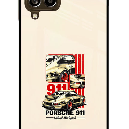 Classic Porsche 911 Samsung M53 5G Glass Case