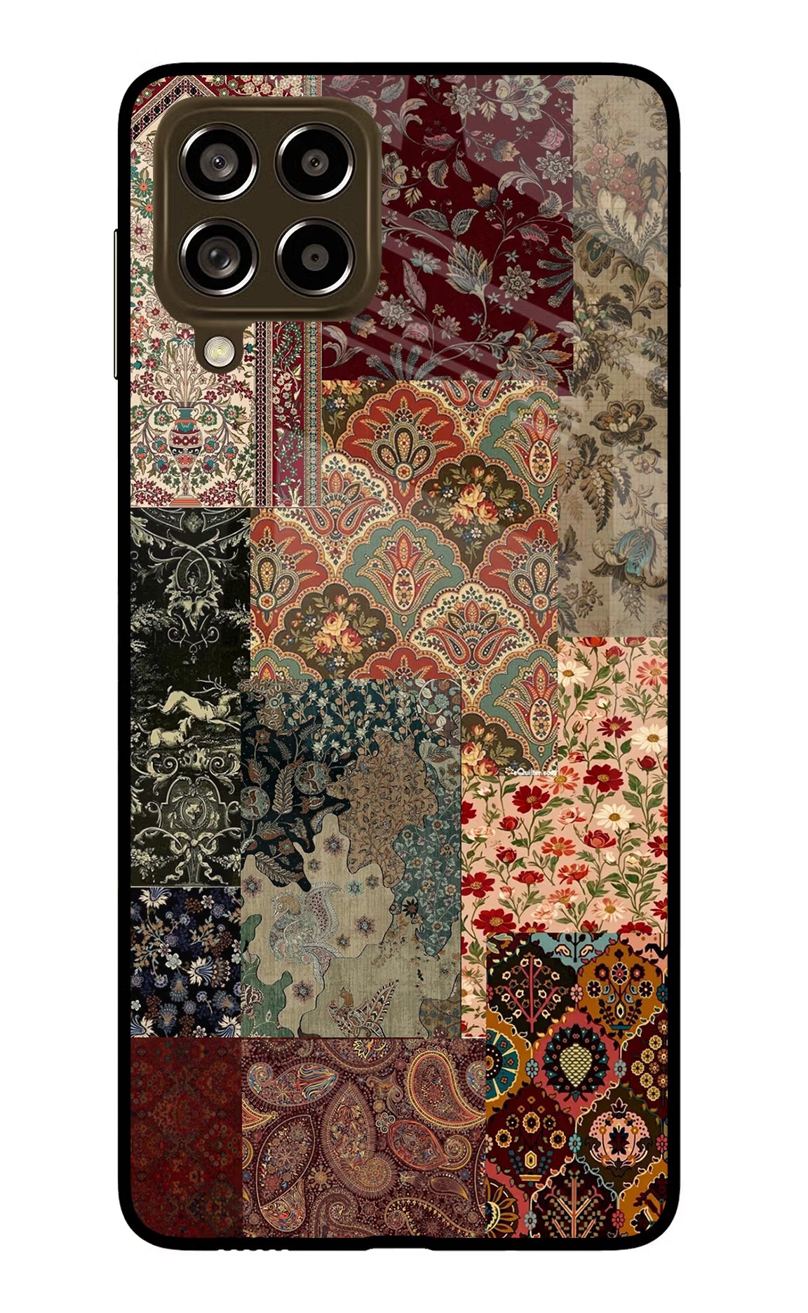Desi Print Samsung M53 5G Glass Case Back Cover by Casekaro