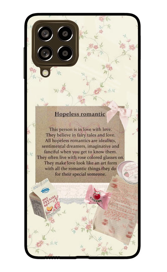 Hopeless Romantic Samsung M53 5G Glass Case