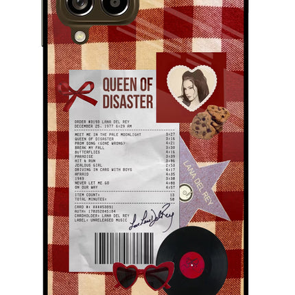 Queen of Disaster Samsung M53 5G Glass Case