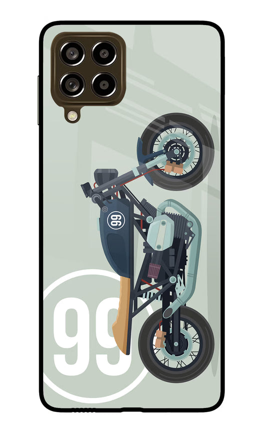 Classic Cafe Racer 99 Samsung M53 5G Glass Case