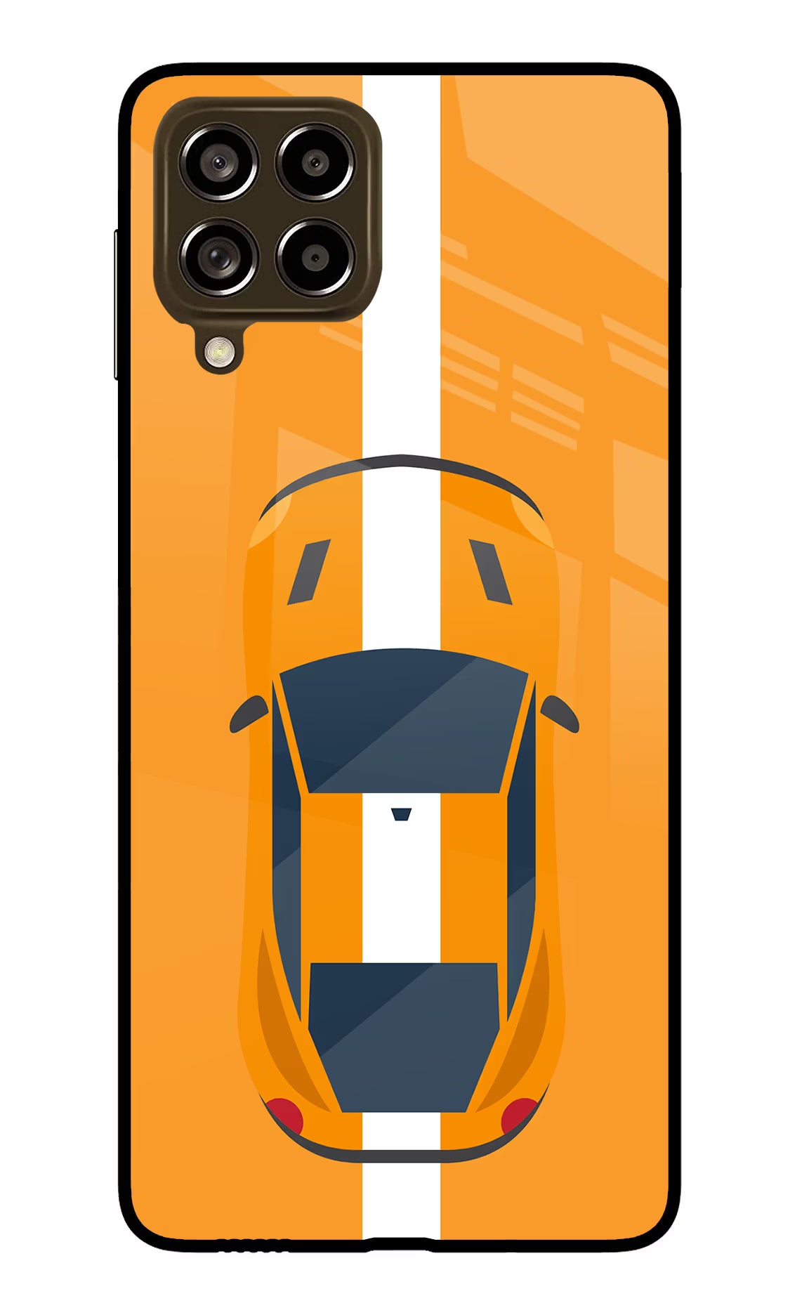 Highway Pursuit Samsung M53 5G Glass Case