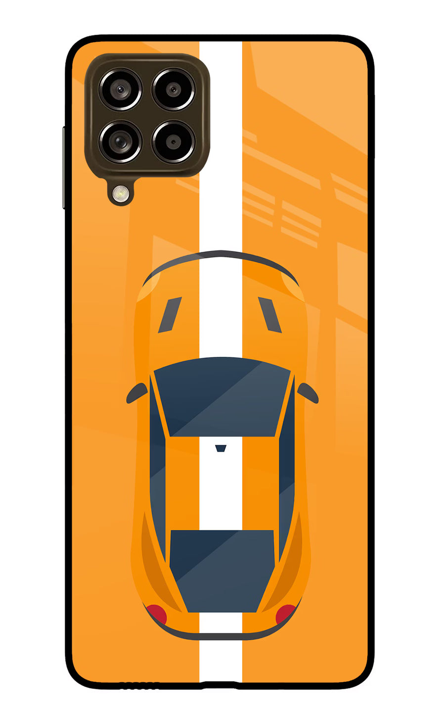 Highway Pursuit Samsung M53 5G Back Cover, Glass case