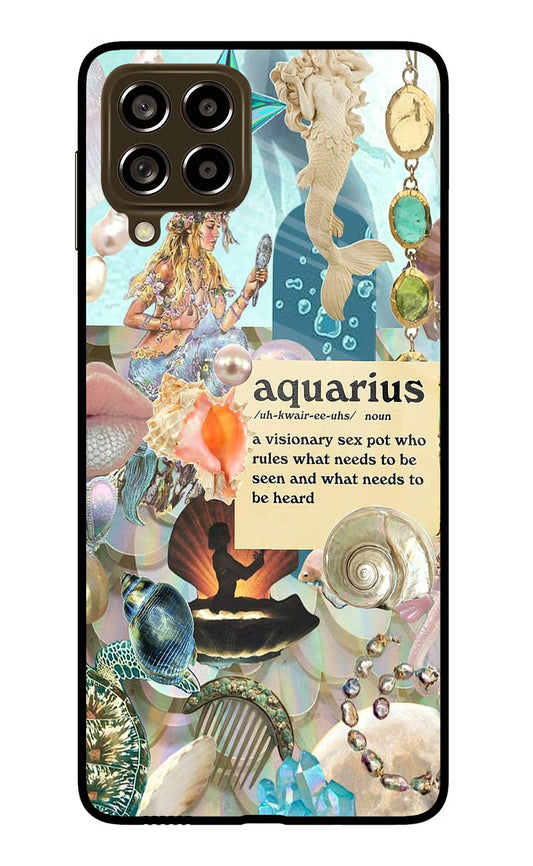 Aquarius Zodiac Samsung M53 5G Glass Case