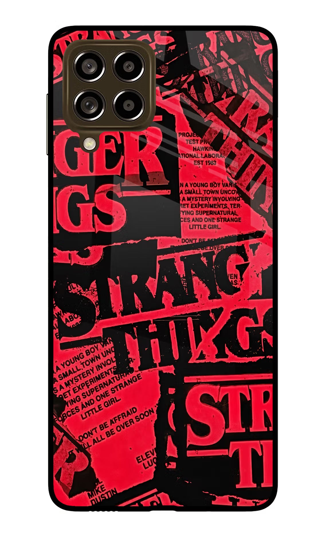 Ordinary Things Samsung M53 5G Glass Case Back Cover by Casekaro