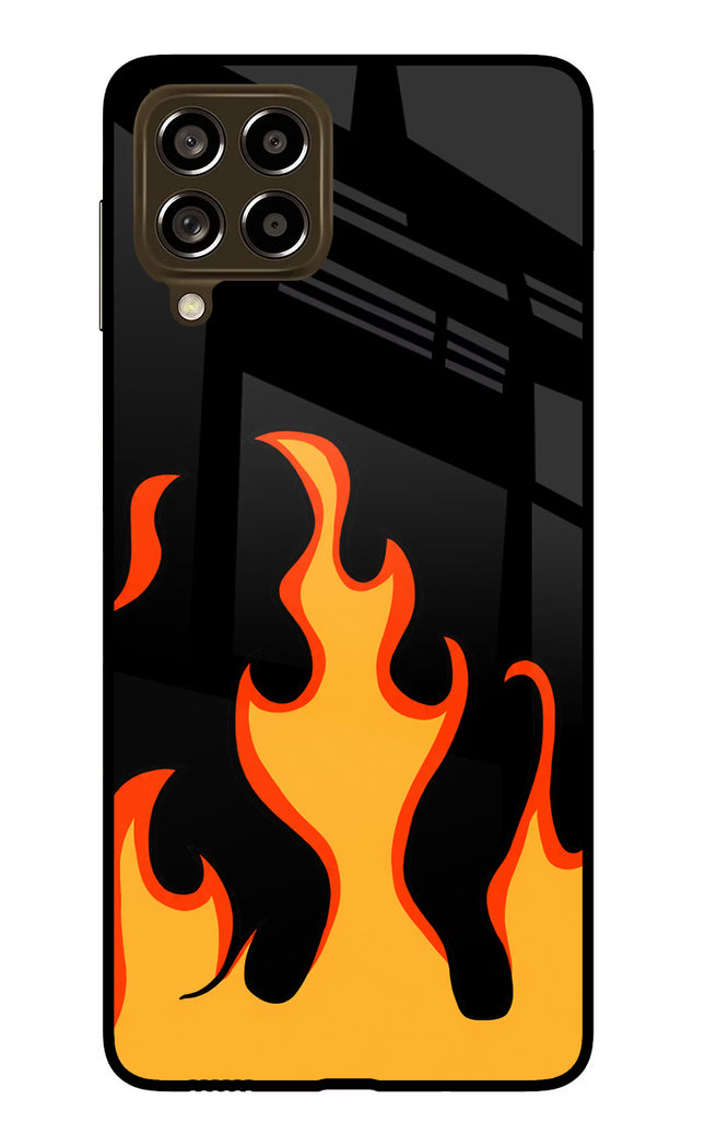 Fired Up – Black Samsung M53 5G Glass Case
