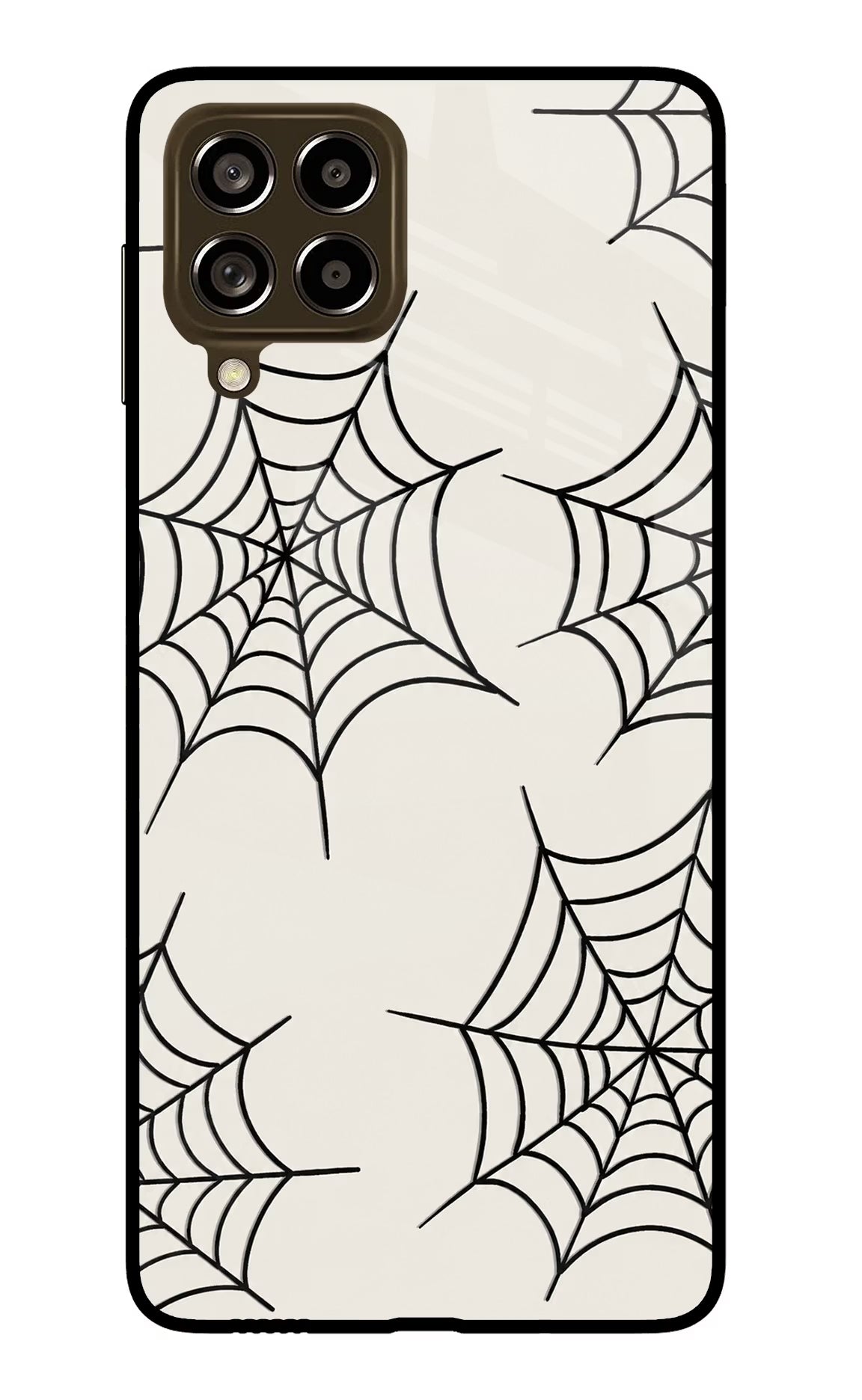 Spider Web Samsung M53 5G Glass Case