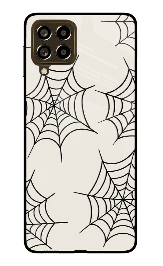 Spider Web Samsung M53 5G Glass Case