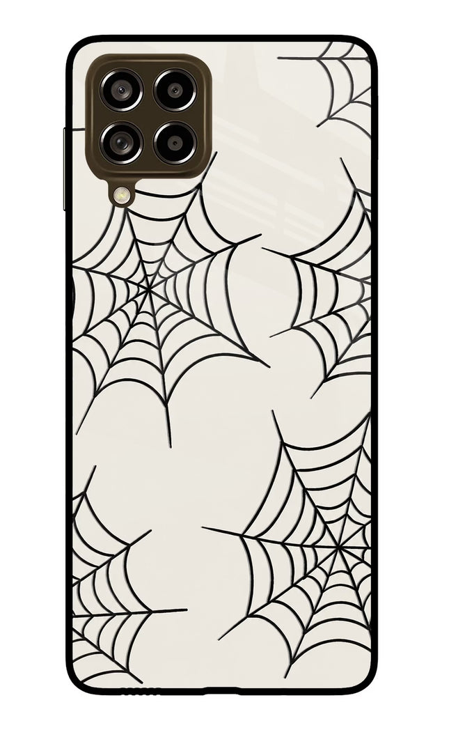 Spider Web Samsung M53 5G Glass Case