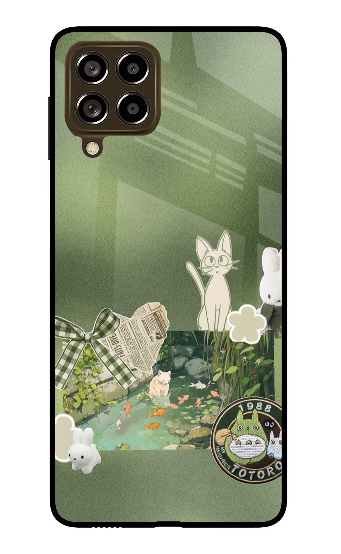 Aesthetic anime Samsung M53 5G Glass Case