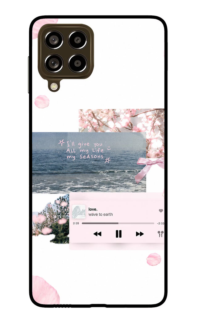 Wave to earth Samsung M53 5G Glass Case