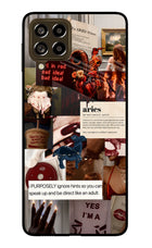 Zodiac Aries Samsung M53 5G Glass Case