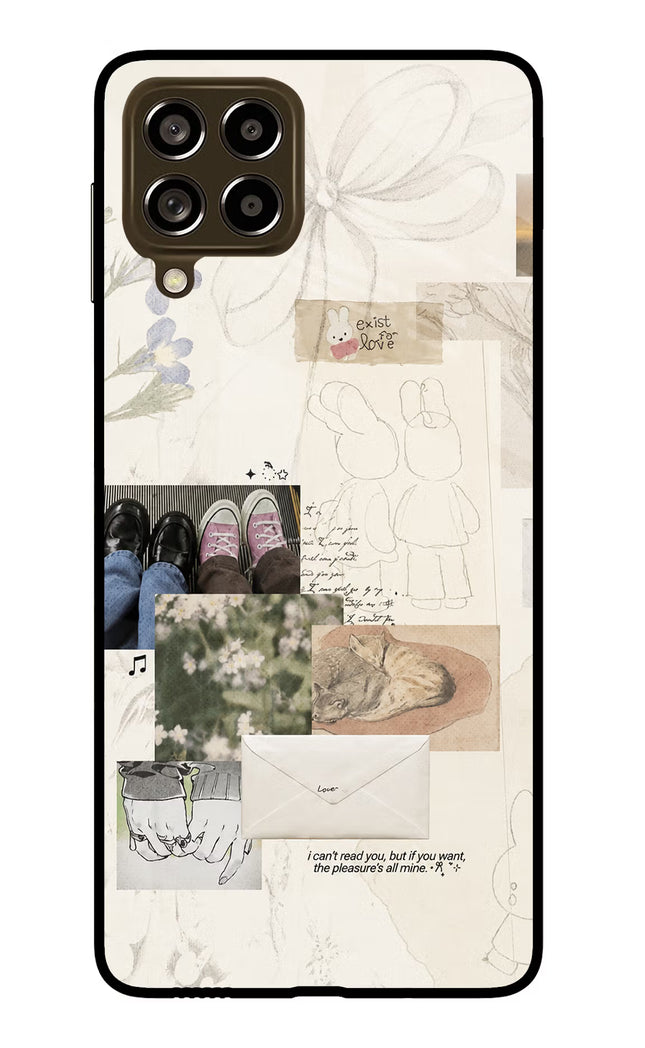 Soft Aesthetic Samsung M53 5G Glass Case