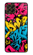 Graffiti Vibe Samsung M53 5G Glass Case