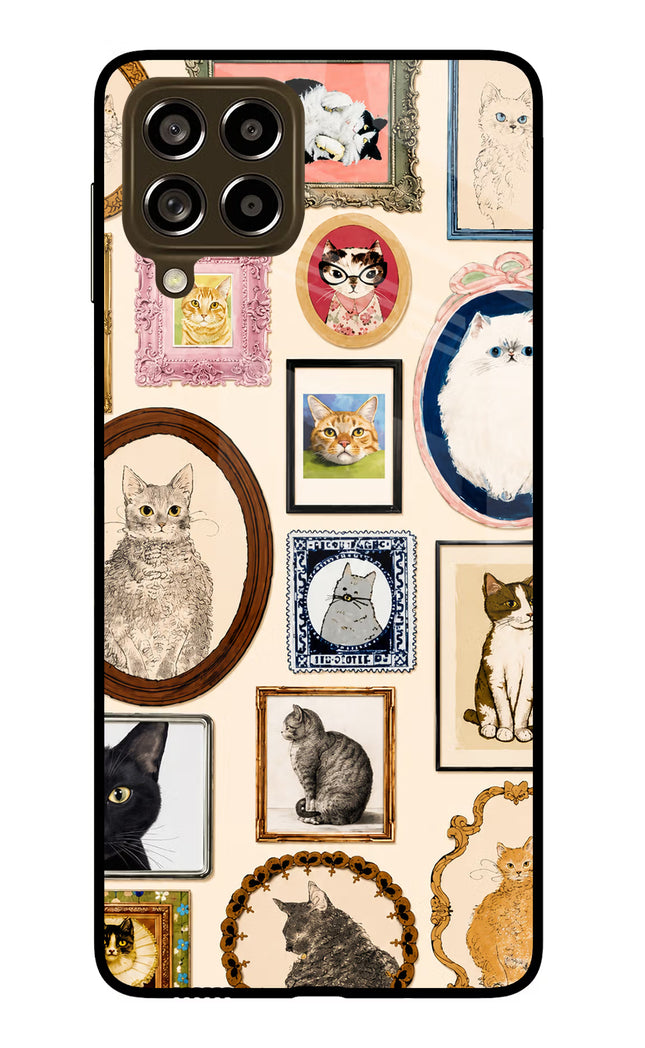 Mirror Cats Samsung M53 5G Glass Case