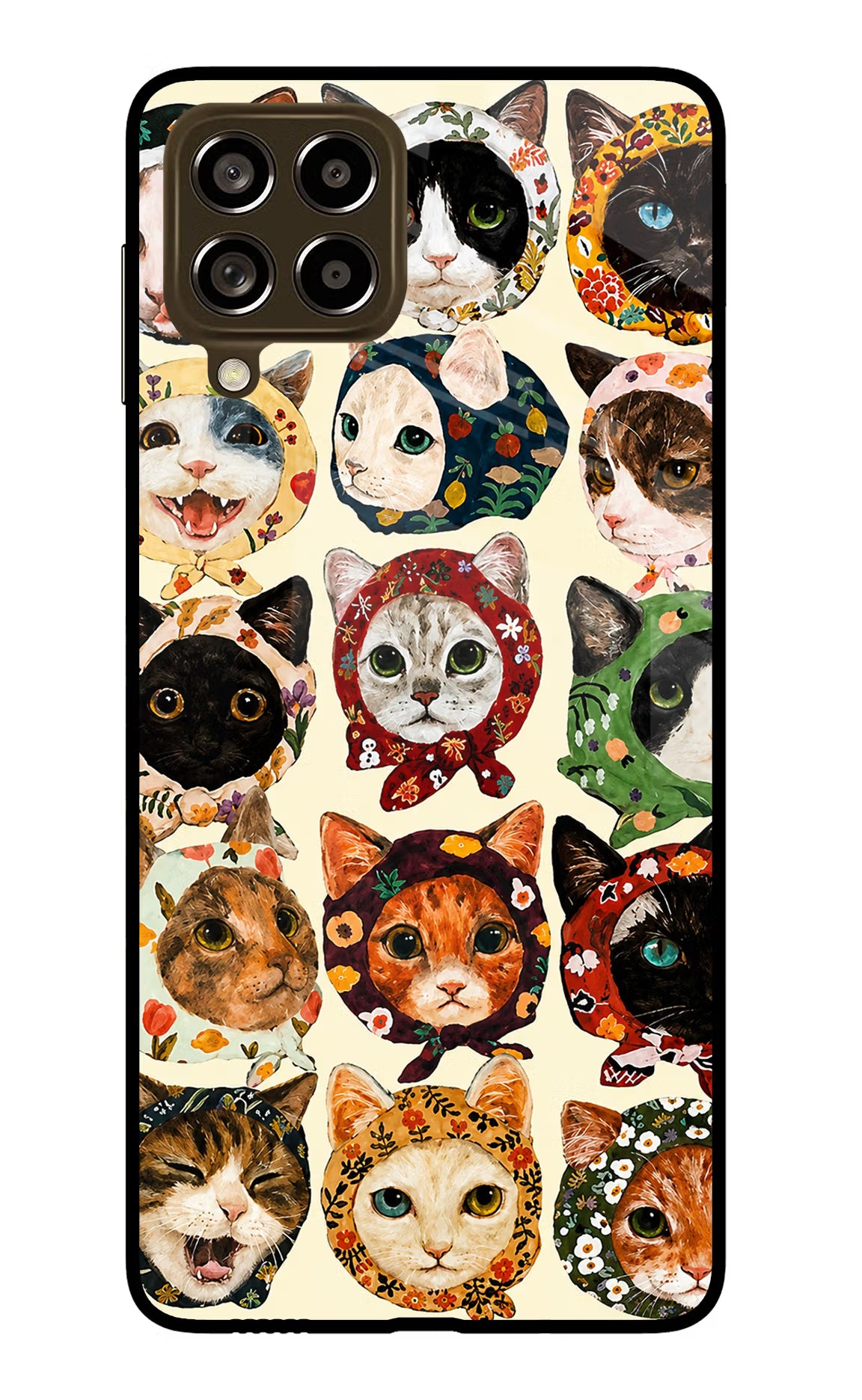 Cool Cat Samsung M53 5G Glass Case