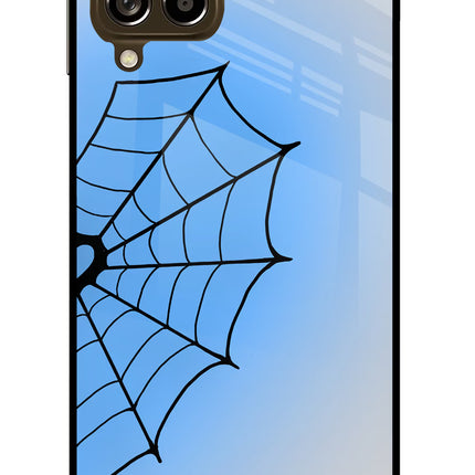 Blue Web Samsung M53 5G Glass Case