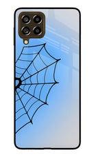 Blue Web Samsung M53 5G Glass Case