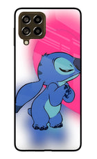 Stitch Hug Samsung M53 5G Glass Case