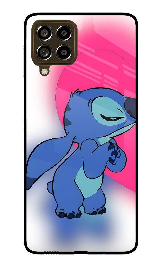 Stitch Hug Samsung M53 5G Glass Case