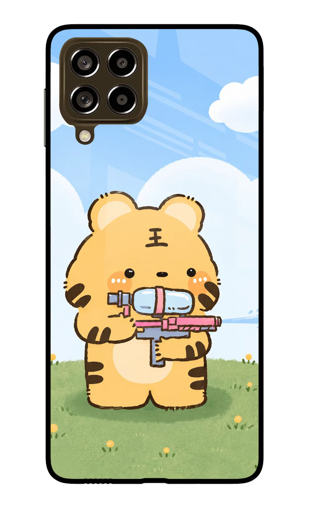 Tiger Treat Samsung M53 5G Glass Case