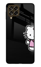 Kitty Charm Samsung M53 5G Glass Case