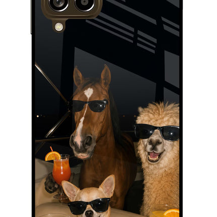 Party Squad Samsung M53 5G Glass Case