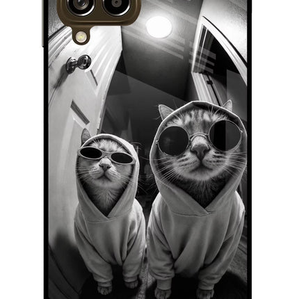 Hood Cats Samsung M53 5G Glass Case