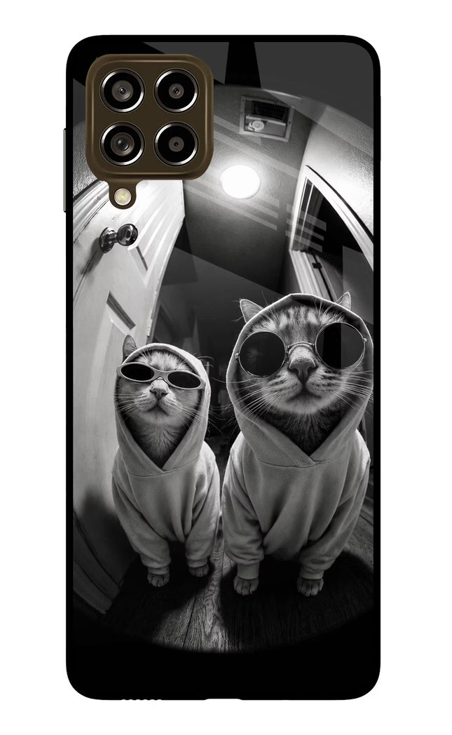 Hood Cats Samsung M53 5G Glass Case