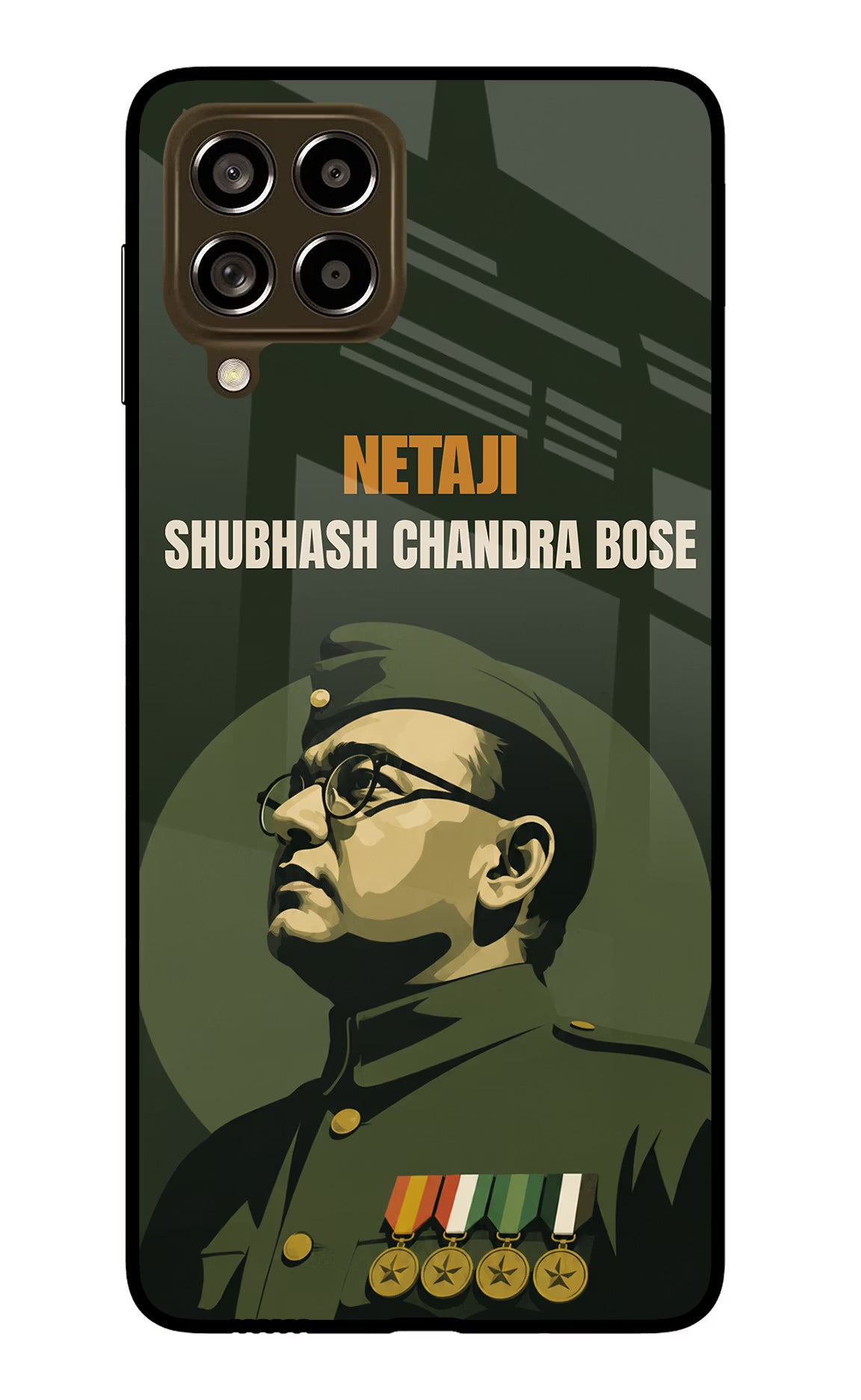 Netaji Legacy Samsung M53 5G Glass Case