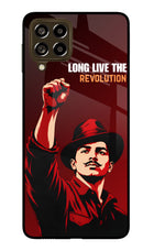 Bhagat Singh Revolution Samsung M53 5G Glass Case
