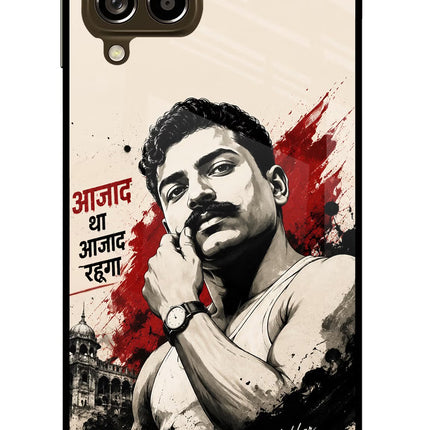 Chandrashekhar Azad Fearless Samsung M53 5G Glass Case