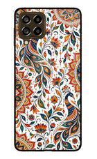 White Mayura Samsung M53 5G Glass Case