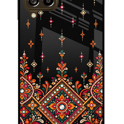 Noir Mehfil Samsung M53 5G Glass Case